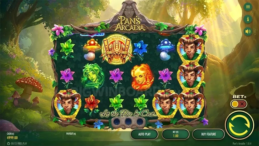 Money themed slot game with cash symbols